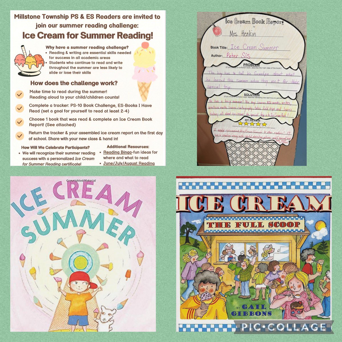 So much fun reading aloud these great books to the readers of <a href="/MillstonePS/">Millstone Primary</a> &amp; @MillstoneElemen! We can’t wait to celebrate the participants of our Ice Cream for Summer Reading Challenge! 🍦#proud2bmillstone #millstonereads