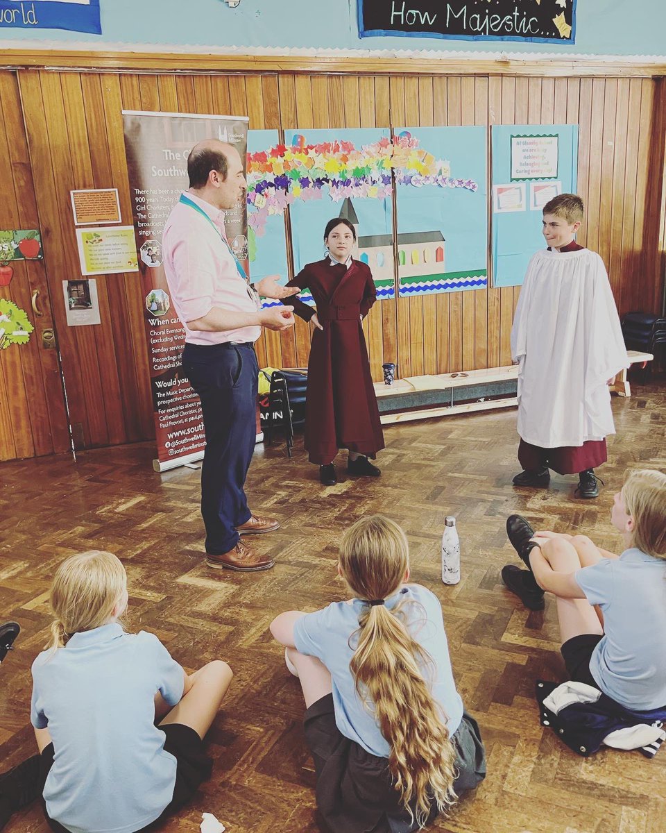 BleasbyPrimary's tweet image. Year 6 enjoyed their visit from the Choir of Southwell Minster today, learning about their various projects and how they can get involved. 
Thank you!