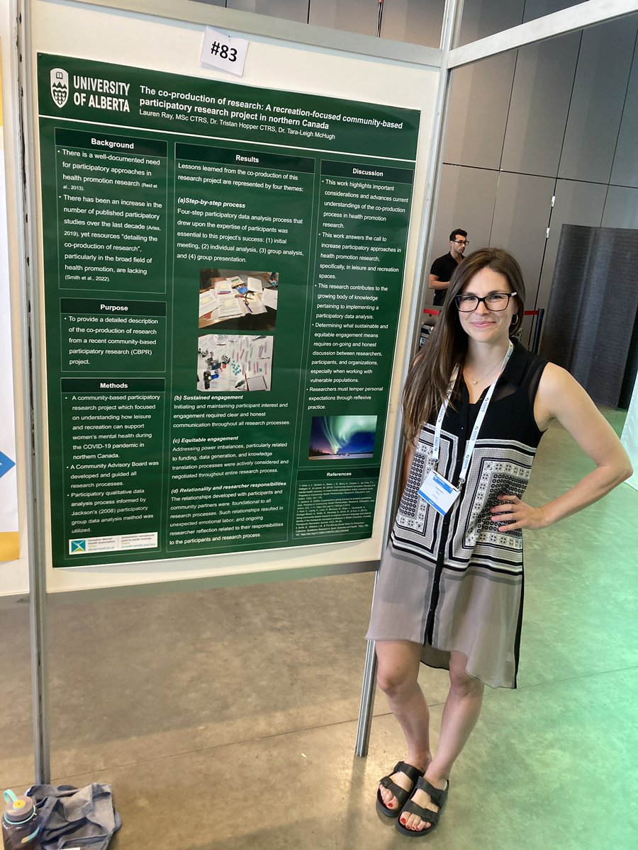 Lovely chatting with everyone who stopped by today at #ISBNPA2023 to learn about our community-based participatory research project in #Yukonterritory 🇨🇦<a href="/taraleighmchugh/">Tara-Leigh McHugh</a> @T_Hopp <a href="/UAlbertaKSR/">UAlberta Kinesiology, Sport, and Recreation</a>