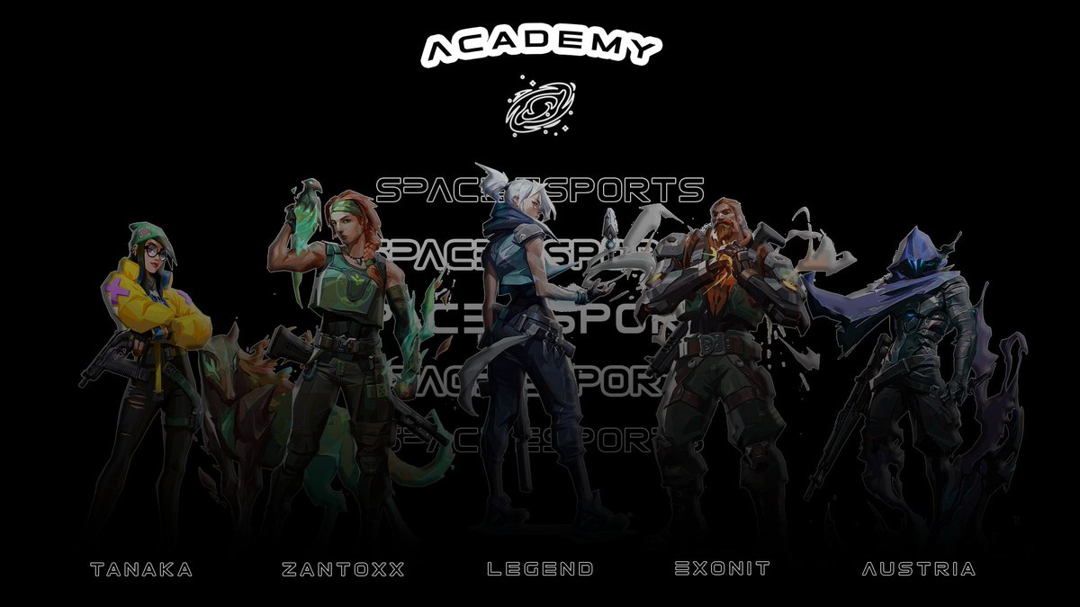 SPACE_eSports_'s tweet photo. Let us proudly present us:

SPACE Academy

@mraustriaaa 
@LegendKill01 
@Exonit2 
@999Tanaka
@Zantoxx_val https://t.co/Sef9oRwTzH