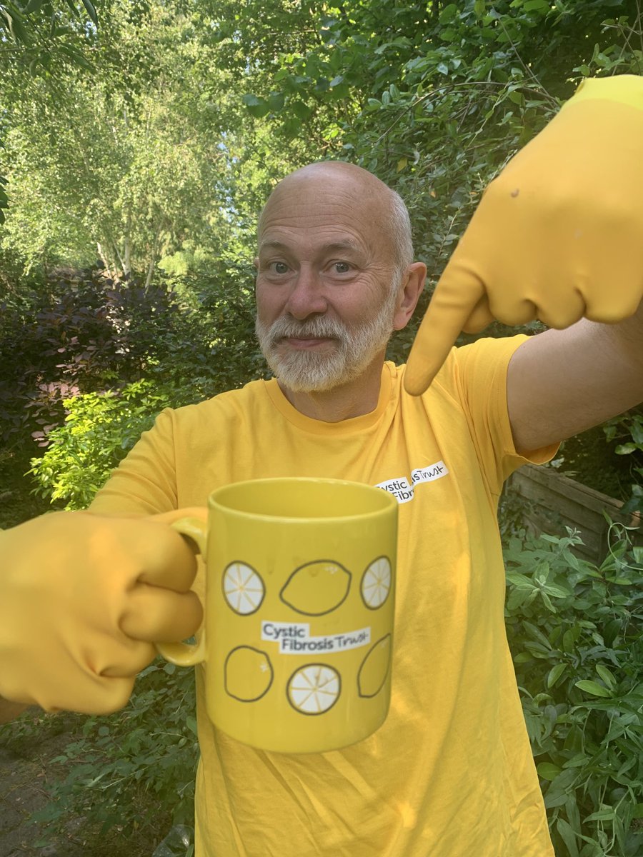 It’s tea time on Just Wear Yellow day. Please go and have a look at the amazing work ⁦<a href="/cftrust/">Cystic Fibrosis Trust</a>⁩ are doing. And please retweet (sorry to keep asking)