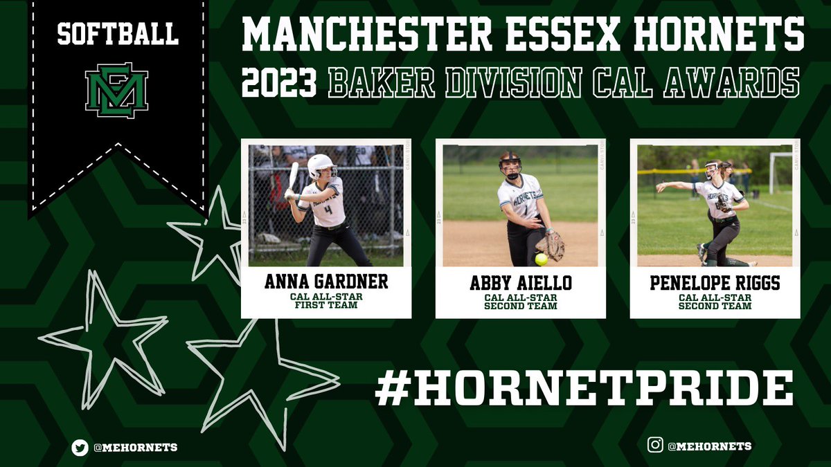 MEHornets's tweet photo. Congratulations to the CAL All-Stars from the Hornets softball program! #hornetpride @GDTSports https://t.co/yPdWkMx54e