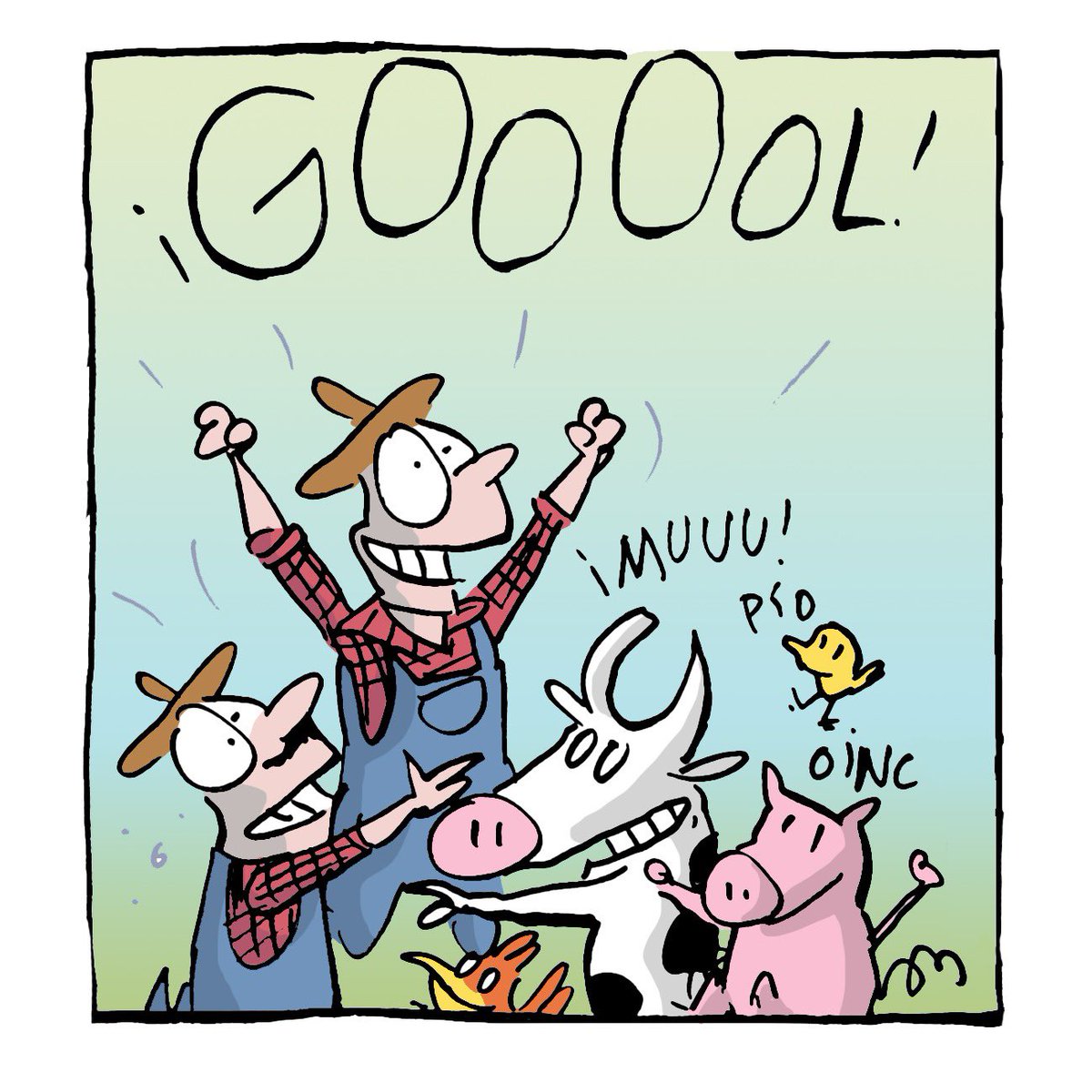 trinomonero's tweet photo. El cartón deportivo publicado en el diario @estoenlinea de hoy viernes #trinomonero https://t.co/XiaUv51pUA