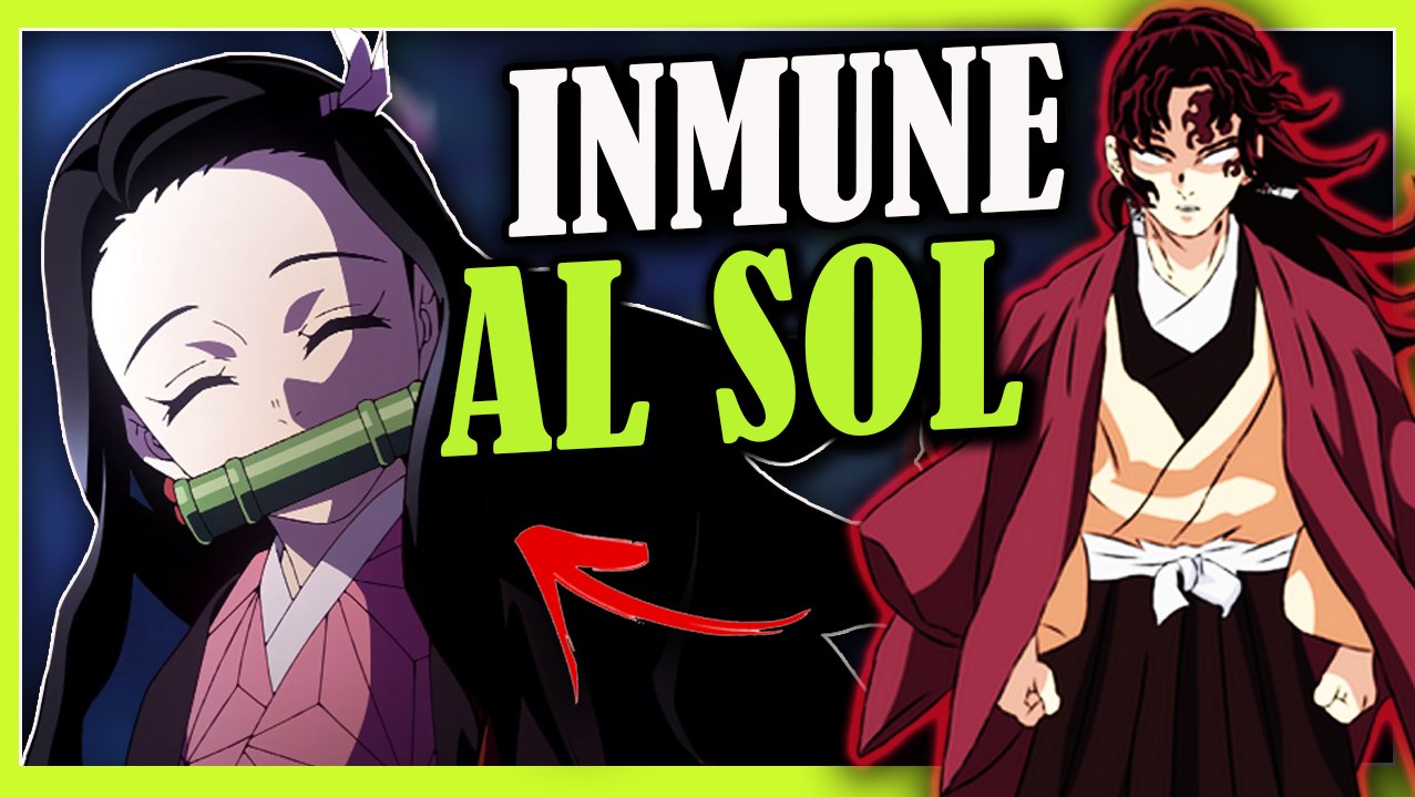 Por qué Nezuko es inmune al sol en Demon Slayer?