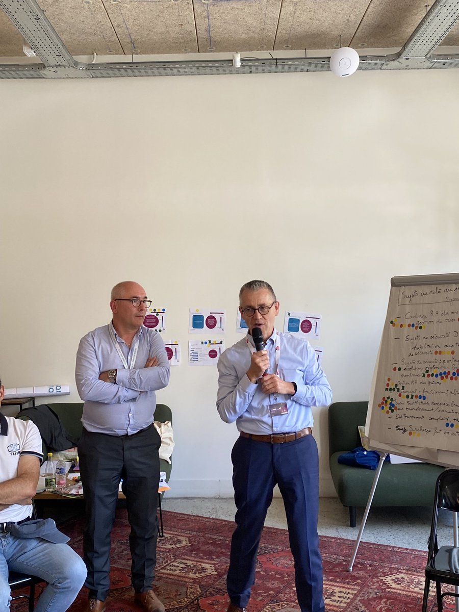 Ravi d avoir organisé 2 jours de partage avec les DTO, les Dirigeants Territoriaux Operationnels de <a href="/SNCFReseau/">SNCF Réseau</a>, mes homologues en région : l'occasion de standardiser encore plus nos pratiques de gestion de crise et notre réactivité au service des voyageurs.