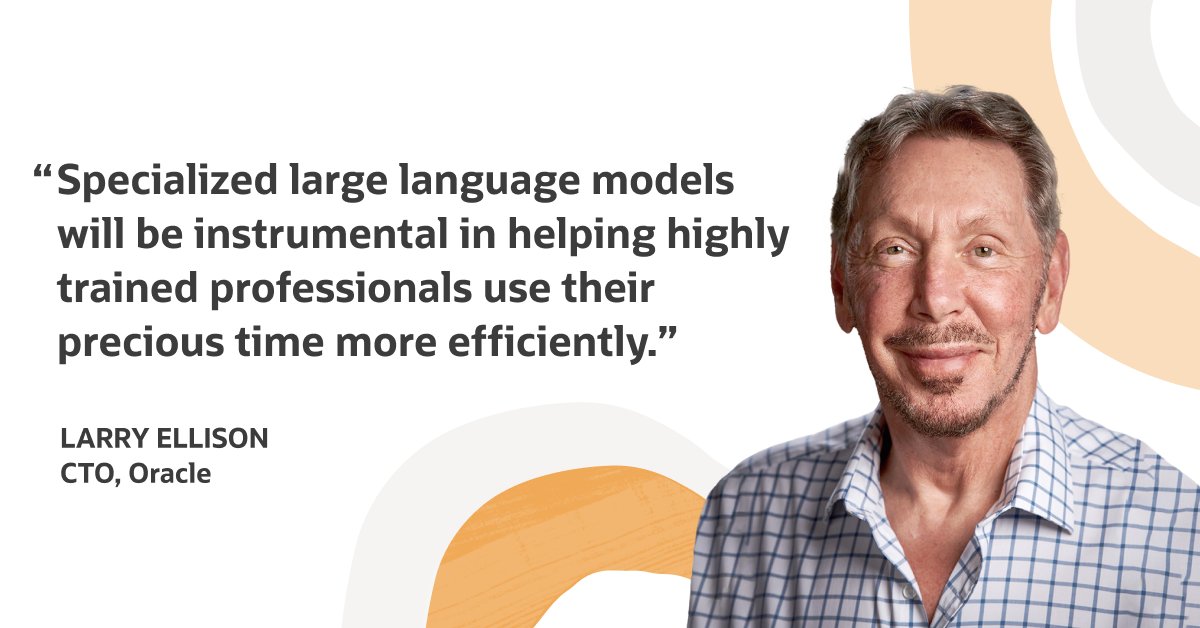 OracleCloud's tweet photo. #OCI accelerates and lowers the cost of large language model (#LLM) training. Find out how we do it: https://t.co/RxfVbDkmon https://t.co/Cm7XFVehid