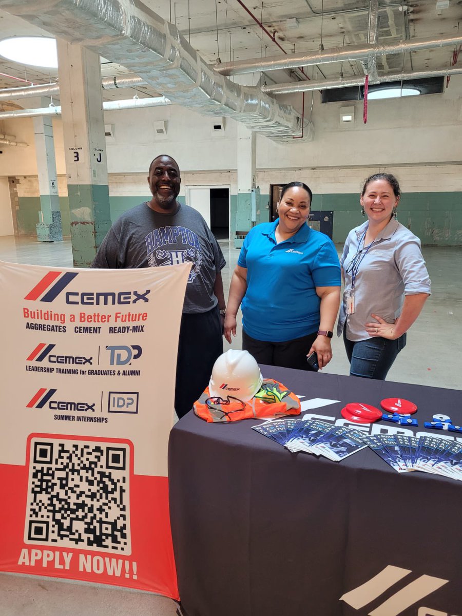 Gemini2376's tweet photo. Kicking off the Juneteenth Weekend at the 2023 Juneteenth Houston HBCU Alumni Alliance Inc. Career Fair at POST Houston! This is the perfect way to Rock the Blue and White  @CEMEX_USA, proving that by Embracing Diversity we can Build a Better Future! https://t.co/PYhqSLn4qB
