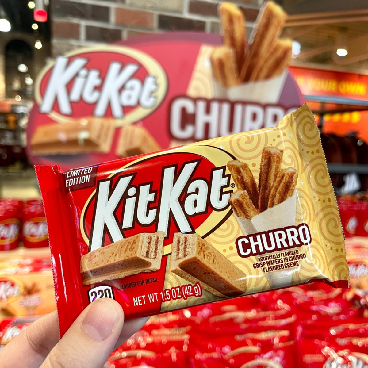 Our NEW KIT KAT CHURRO flavored crème bar has inspired some of our newest treats!