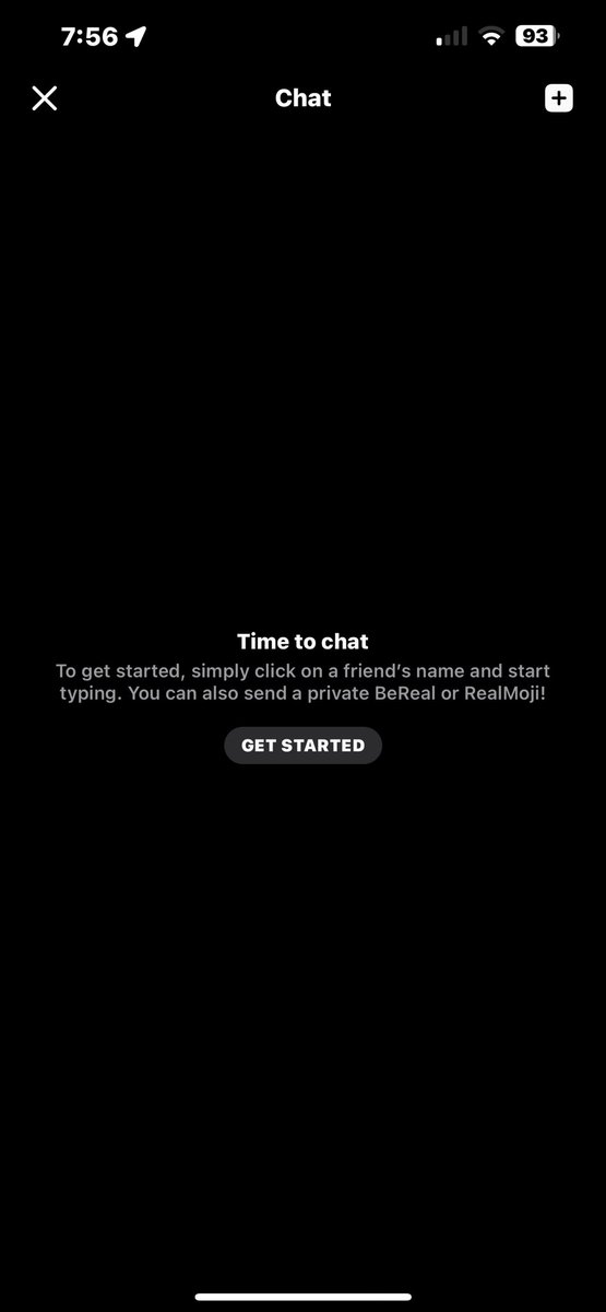 katie ! ⛧ nvgg 5 days on Twitter "why can you chat on bereal now"