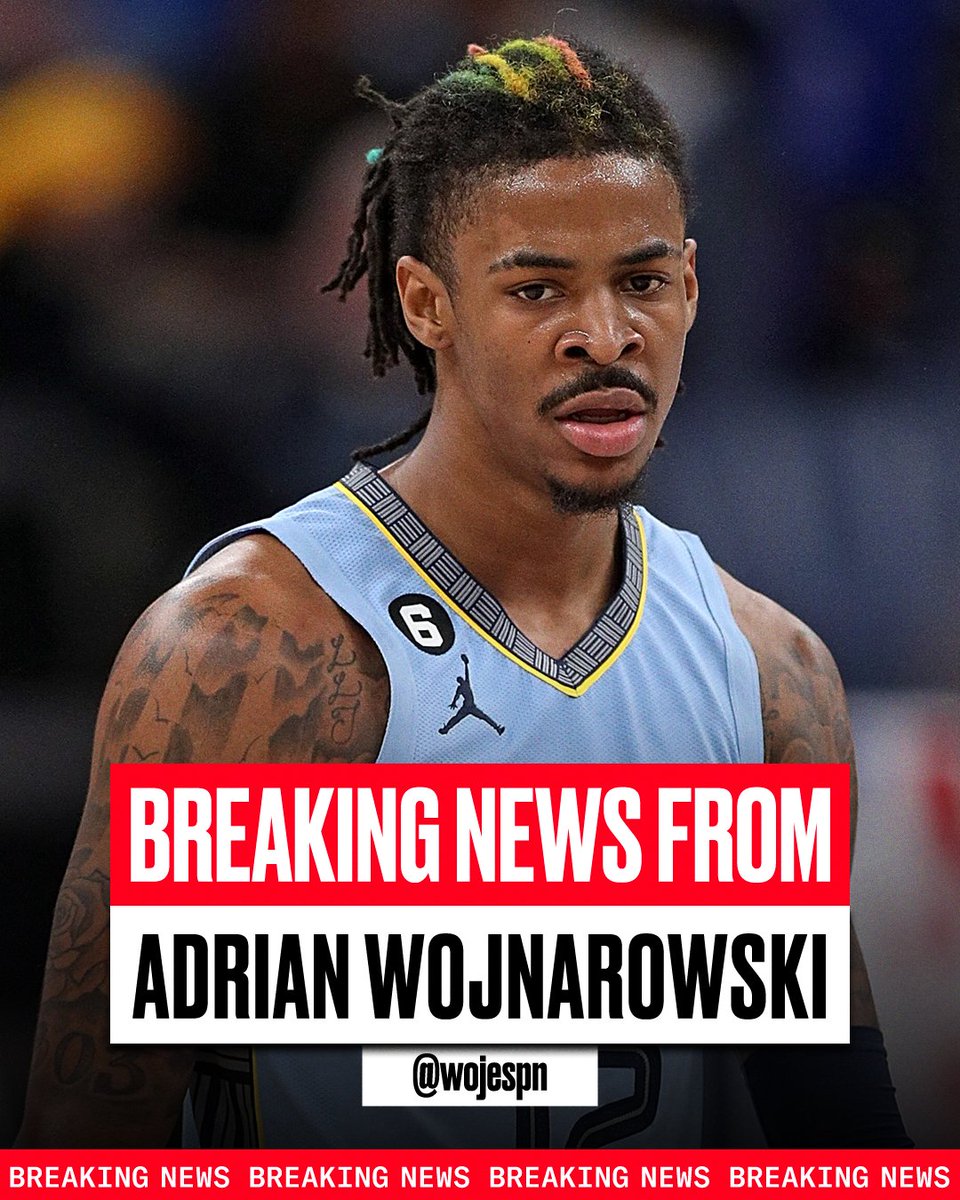 Breaking: The NBA has suspended Ja Morant 25 games to start the 2023-2024 season, sources tell @wojespn.

The suspension will come with conditions for his return.