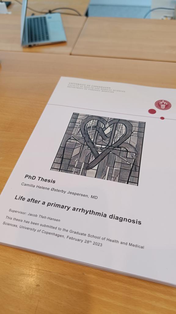 bowinkel75's tweet photo. Huge congrats to @CamJespersen on a great 💪 PhD defense today, on Life after a primary arrhythmia diagnosis 👏🎉🏆😍
🙏 to the assessment committee Morten Lock, @KristinaHaugaa and Hanno Tan for exiting discussion. @JacobTfelt @ERNGuardHeart @weekepe @RigsHeart @Rigshospitalet https://t.co/ZJvUUQJQjG