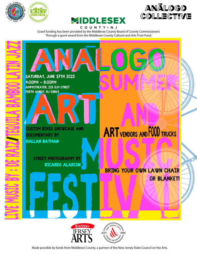 This weekend in the GATEWAY of PERTH AMBOY! Analogo Collective Art &amp; Music Festival at the New Perth Amboy Amphitheater! #GATEWAYOFPERTHAMBOY #ARTANDMUSICFEST
