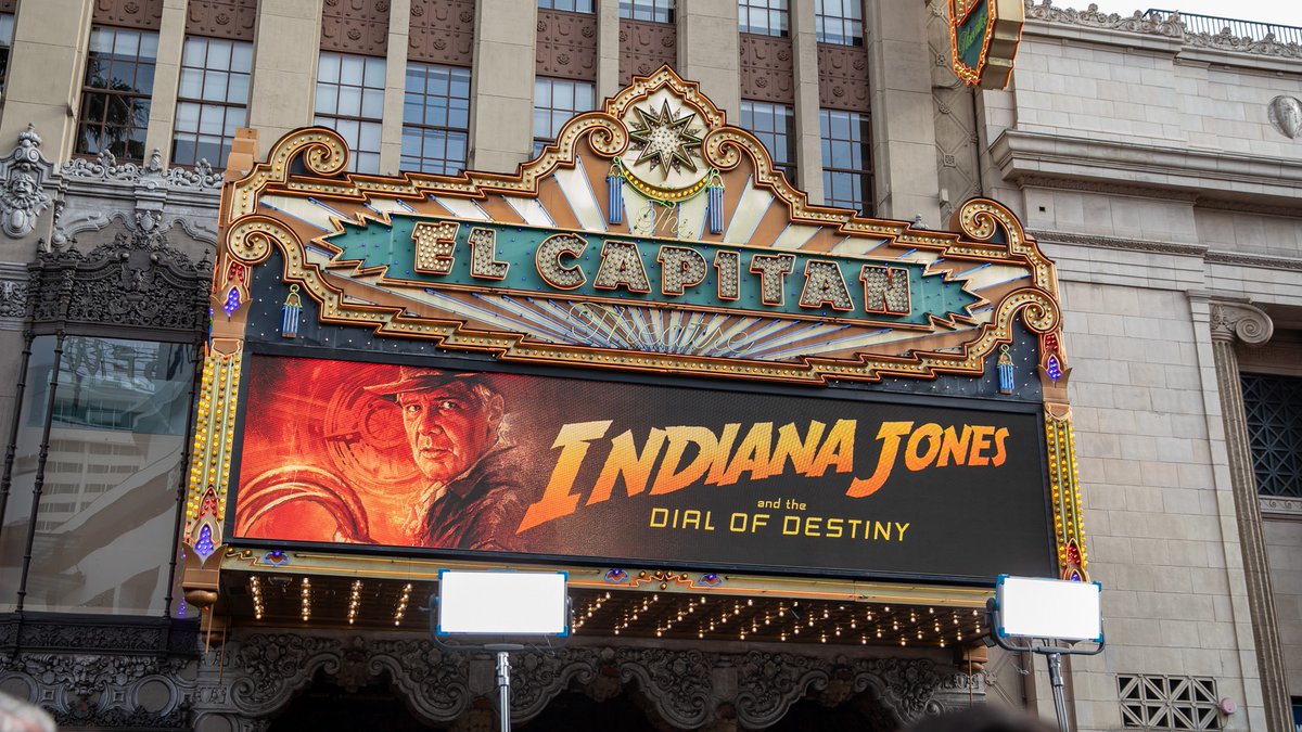 DisneyParks's tweet photo. Dreams come true at Disney! 🤩 🎥 💥 Opening day Indiana Jones Epic Stunt Spectacular cast member received the ultimate #DisneyCastLife surprise of a lifetime on the red carpet: https://t.co/aPsMeqQPA7 https://t.co/wayURiAsEZ