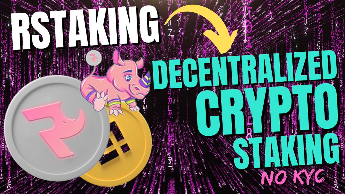 RiceTVx's tweet photo. ๐จDecentralized #Cryptocurrency Staking with NO KYC๐จ
Check out this sponsored episode where I talk about #RSTAKING, which provides staking across 12 blockchains for over 500 #cryptos. No KYC. End Stake anytime. Learn more!
๐๐ป๐๐ป๐๐ป
https://t.co/6gARYa6fO8 https://t.co/zutQ90IO7k