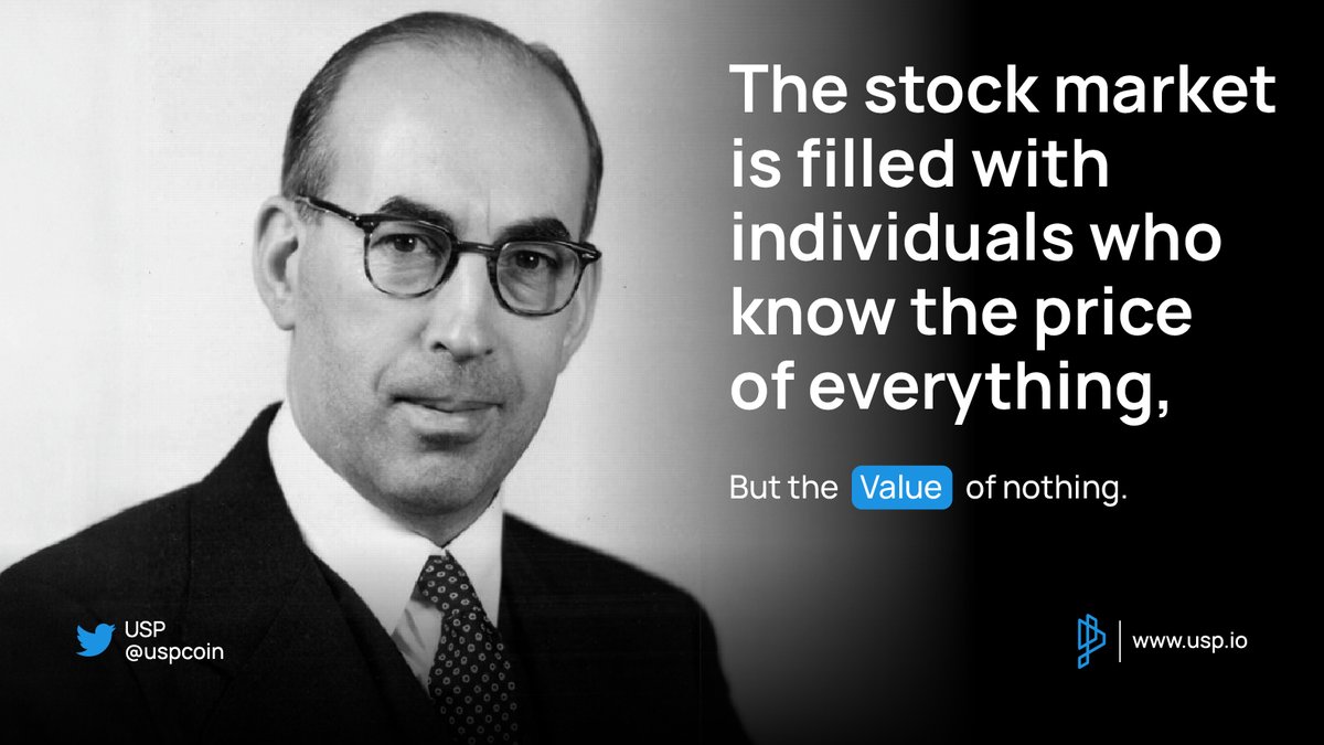 “The stock market is filled with individuals who know the price of everything, but the value of nothing.'

- Philip Fisher

#InvestWisely #ValueInvesting