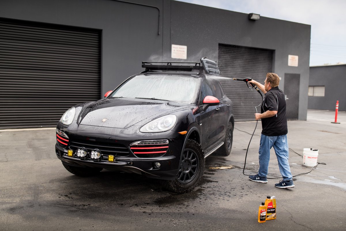Nothing better than washing for the weekend. Our friends at Classy Cars Auto Detailing know what’s up. #porsche #cayenne #motherspolish #motherspolished #motherspolishcagold #theartofshine #car #cars #carwash #carwashing #cardetailing #detail #detailing