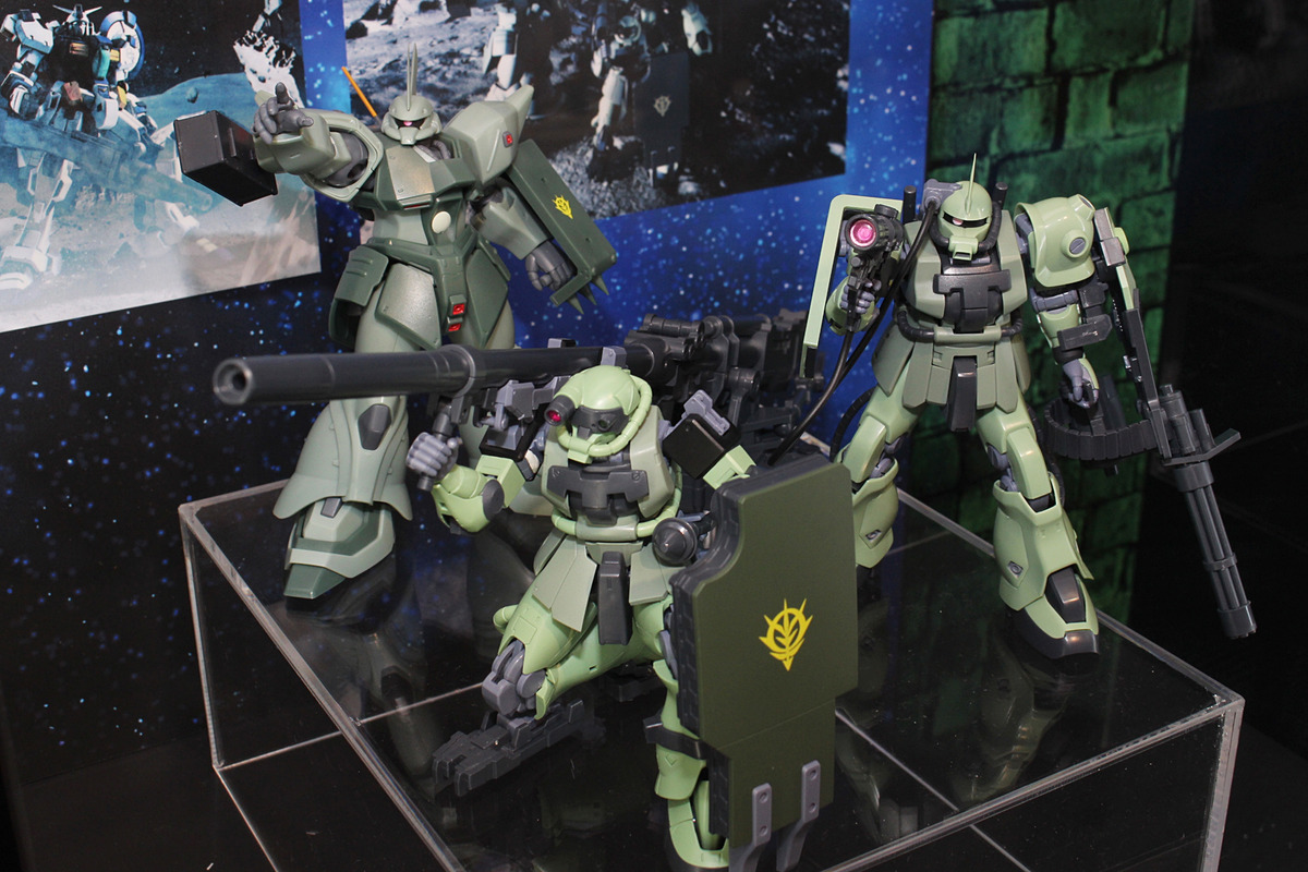 魂ネイションズ撮り下ろし】ザメル砲部隊の「ザクII F2型（測距手用