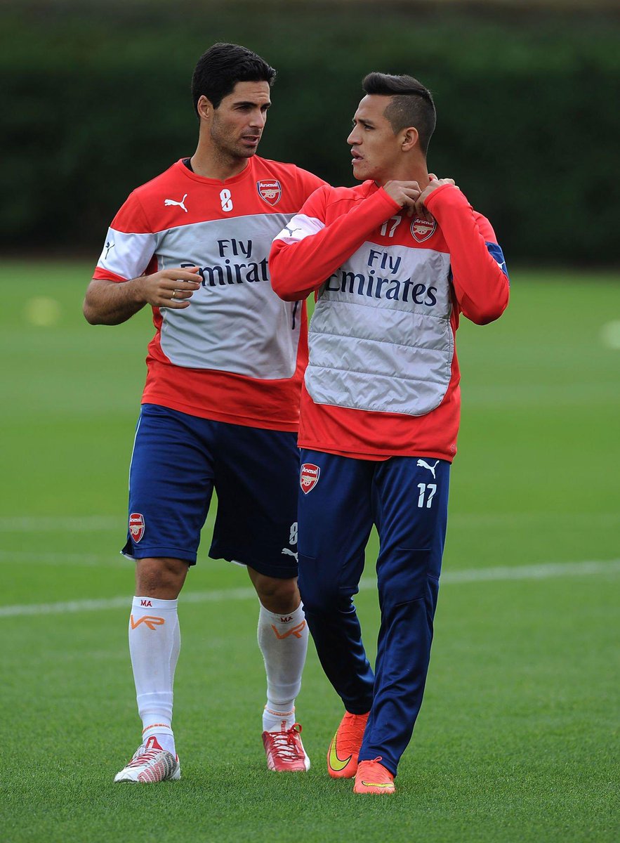 ArsenalN7's tweet photo. 🇨🇱 Alexis Sánchez personally called Mikel Arteta and asked if he could re-sign him at Arsenal. Mikel Arteta straight up said no https://t.co/dvanJbPcl7