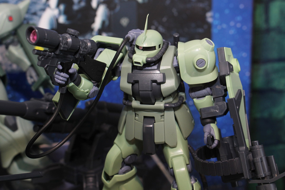 魂ネイションズ撮り下ろし】ザメル砲部隊の「ザクII F2型（測距手用