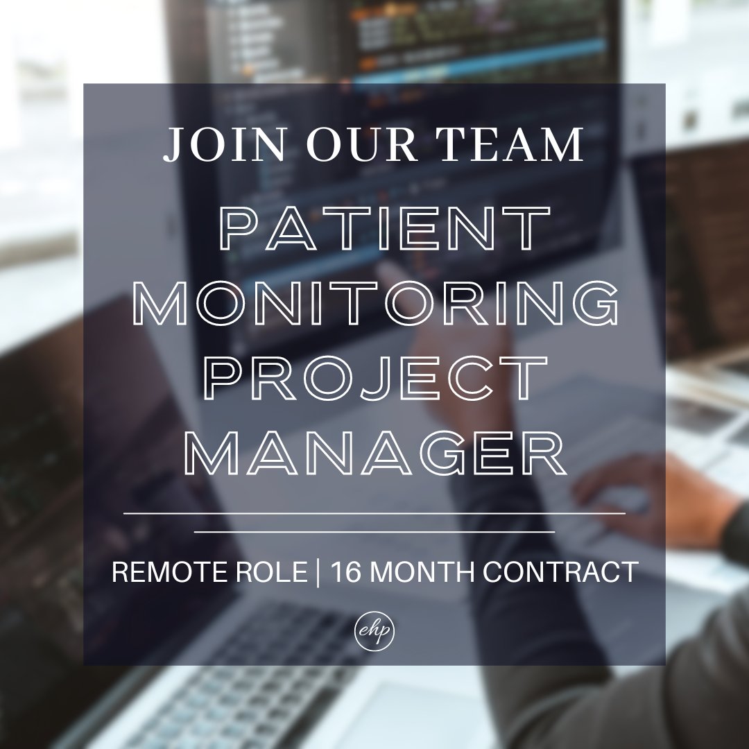 🔍 We’re seeking a Remote Patient Monitoring Project Manager! 💼🌐 

Apply now: ow.ly/hxj750OOmYe

#ExciteHealthPartners #Hiring #HIT #HealthIT #HealthInformationTechnology #HITJobs #RemoteWork #Healthcare #ProjectManager