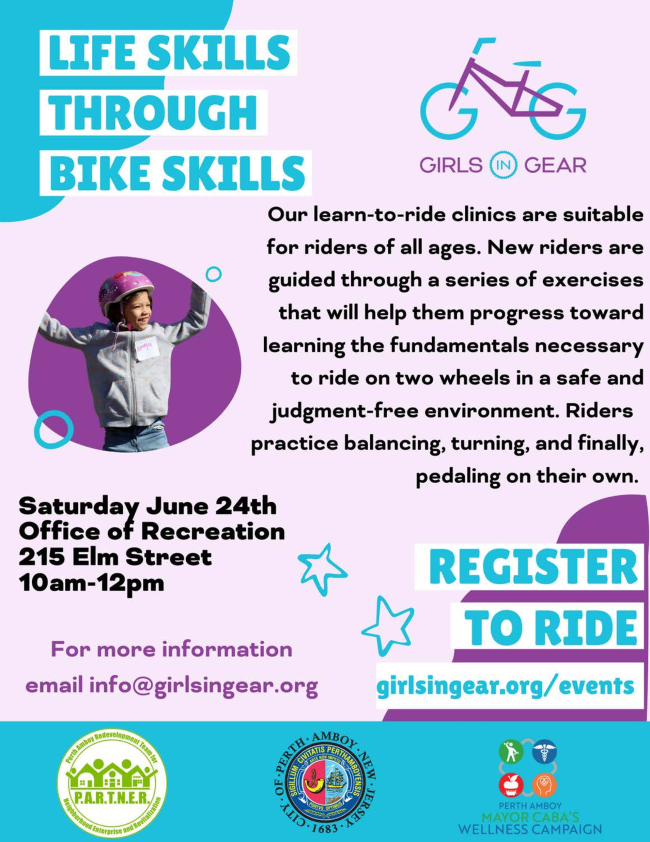 Next Saturday in the Gateway- "Girls in Gear"! Girls in Gear ride days are learn-to-ride dates for two hours.   During the learn-to-ride programs, the Girls in Gear staff helps riders progress through the skills needed to bike on two wheels in a safe and judgment-free environmen