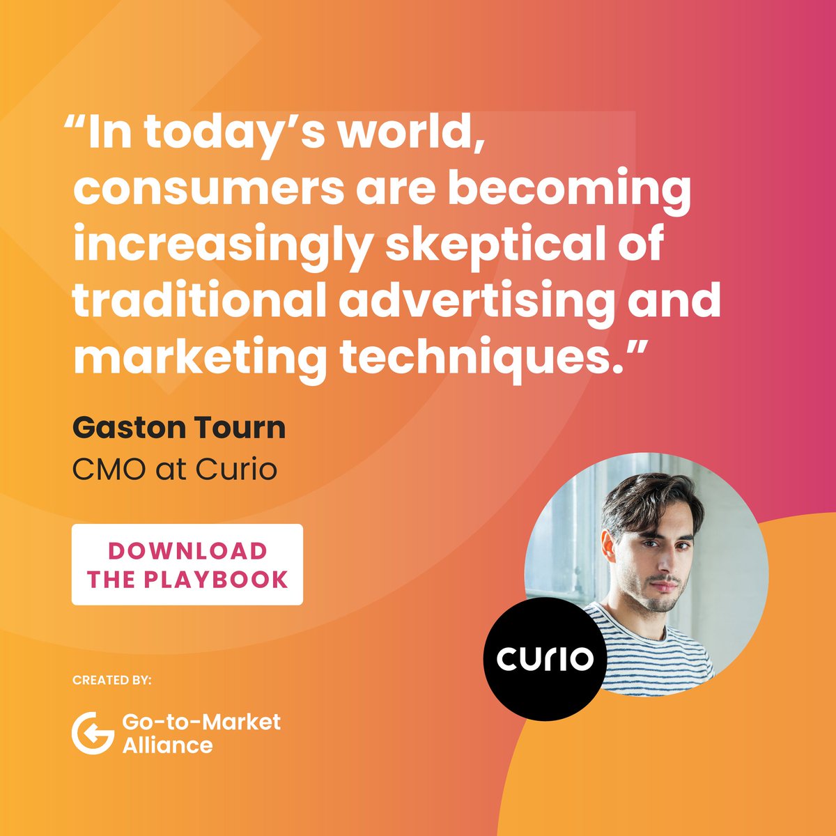 Learn how to implement your own content-led Go-to-Market strategy from Gaston Tourn, CMO of Curio.👇

#gotomarket #contentled

gotomarketalliance.com/content-led-go…