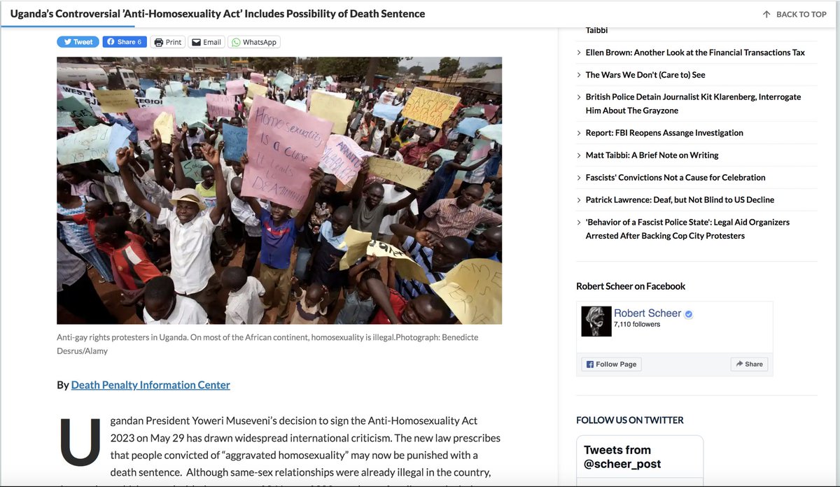 BenedicteDesrus's tweet image. @scheer_post @scheerpostcom
refuse to clarify if either @alamy (with whom I terminate my agreement with since months) or #Scheerpost &quot;stole&quot; my photograph published on June 2.  Scheerpost just removed my pic. from their website and never answered me. Shameful!  #PayPhotographers