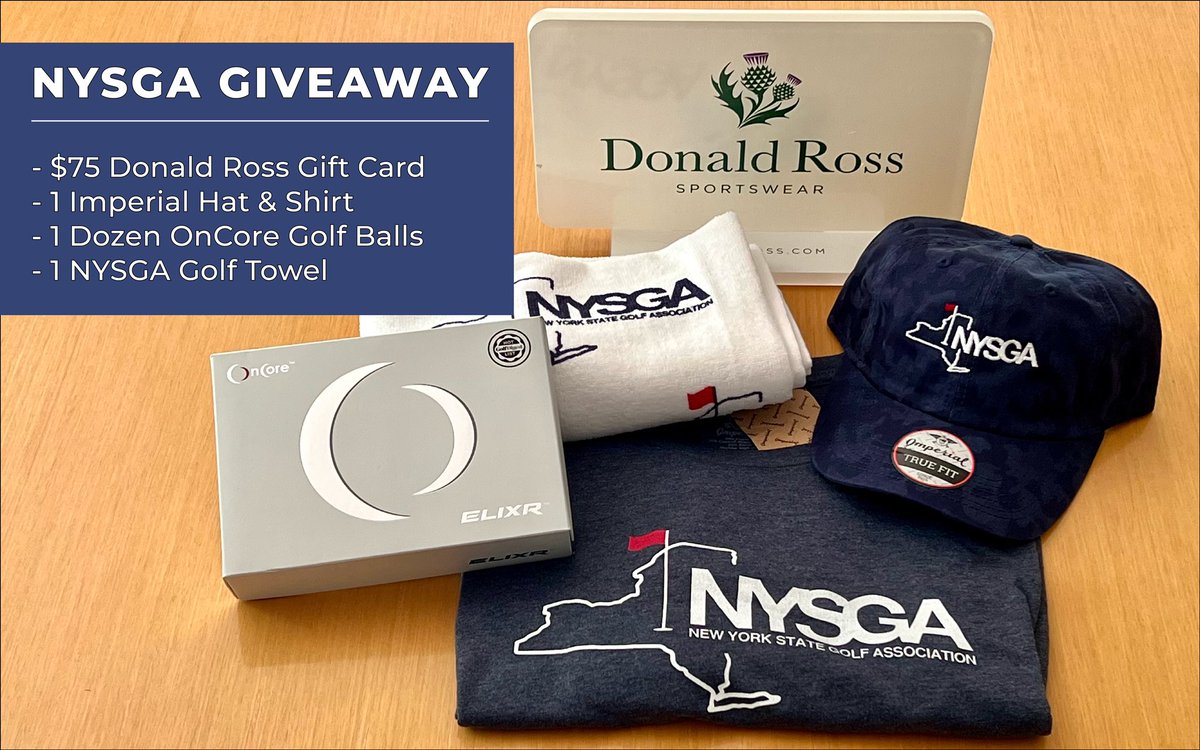 NYSGA1923's tweet photo. ⛳️NYSGA GIVEAWAY⛳️

In celebration of @usopengolf week, we're giving away some #PlayNYSGA golf essentials! 

How to Enter: 
1. Follow @NYSGA1923
2. Like &amp; Retweet this post
3. Tag two golf buddies in comments

*Giveaway ends on Sunday, 6/18 at 8pm* https://t.co/zNT1WUIfR6
