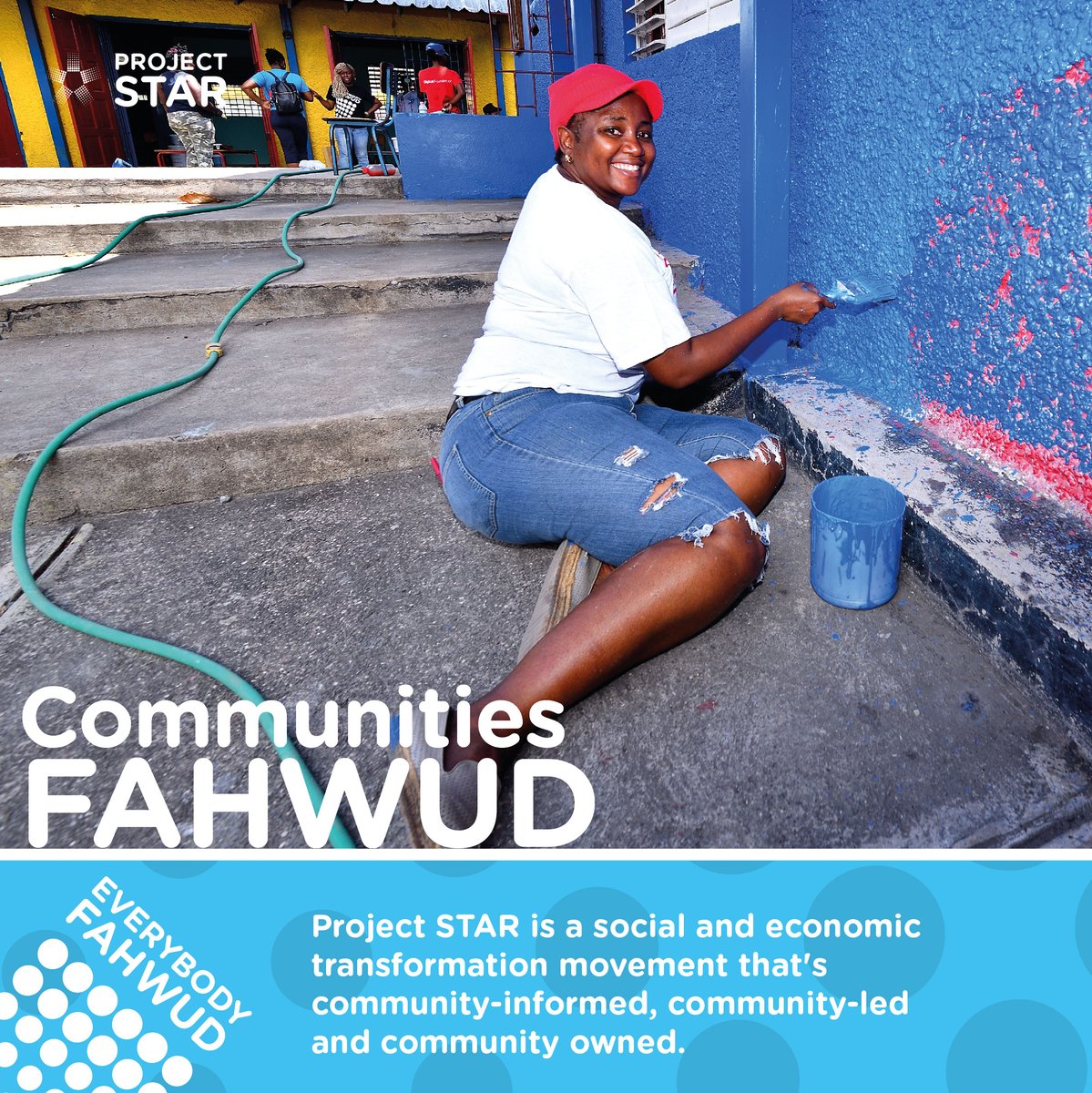 GraceKennedyGrp's tweet photo. At GraceKennedy we believe in Project STAR's FAHWUD movement. The goal is real - lasting social and economic transformation for all Jamaicans. Find out more and join the FAHWUD Movement at https://t.co/6Auy40dCIT. #Everybody FAHWUD #ProjectSTARJa @projectstarja https://t.co/1WKRNRjpxI