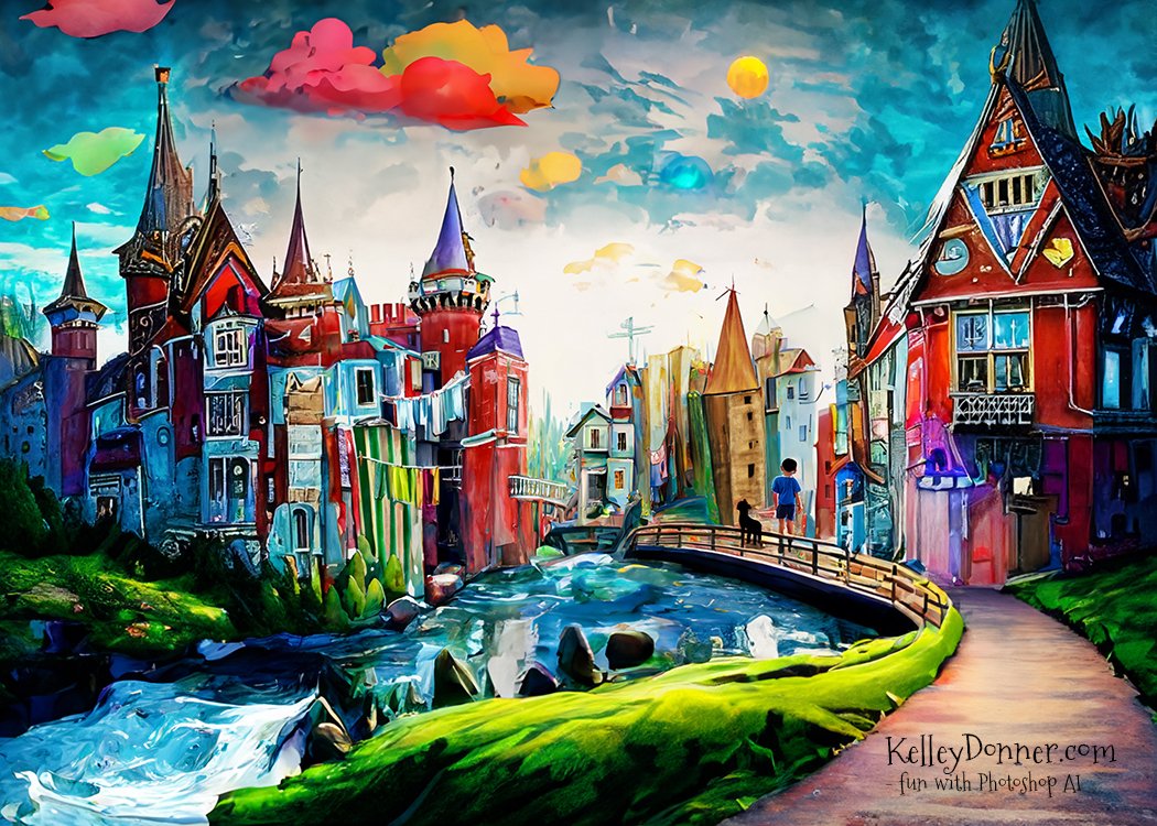 Why am I worried about #AI taking over my job as a children's book illustrator? Because it is absolutely incredible what this technology can do.
This afternoon I played around in #photoshopai. Here is the result. Do you think I should be worried?