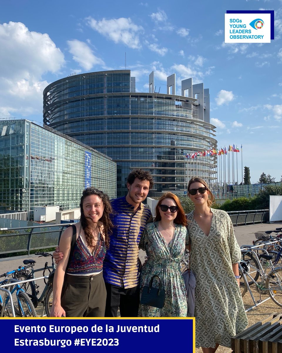 Hemos tenido la oportunidad de participar en el Evento Europeo de la Juventud en el Parlamento Europeo de #Estrasburgo 🇪🇺

Gracias a <a href="/talentofuturo_/">Talento para el Futuro</a> hemos podido asistir a este #EYE2023 para participar en la política europea y conocer a jóvenes y organizaciones de toda #Europa