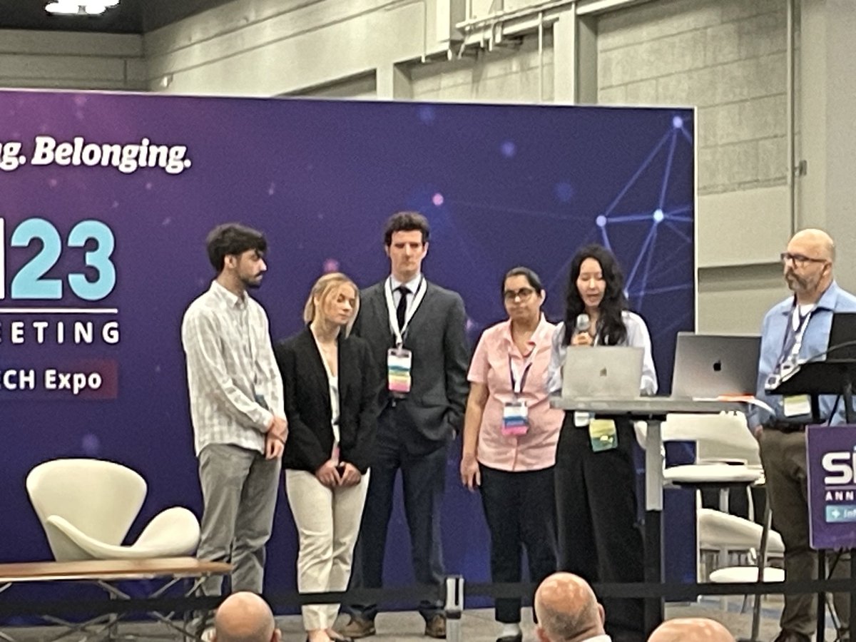 #siim23 Hackathon presentations w/ Marquette @MUEngineering⁩, ⁦@HopkinsMedicine⁩, and University of Pitt students on #omop and #dicom! Well done, Team! ⁦@SIIM_Tweets⁩