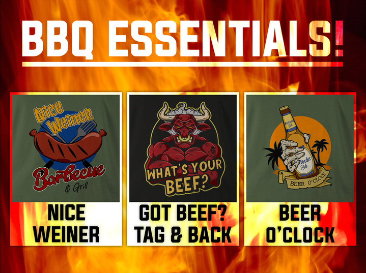 HOT NEW RELEASES! 🔥 The ultimate summer barbecue T-shirt collection! ☀️Let's Recce in the beer garden! (3 for 2 offer applies)

#britisharmy #militaryhumour #veteran #soldiers #armylife #cadets #emergencyresponders