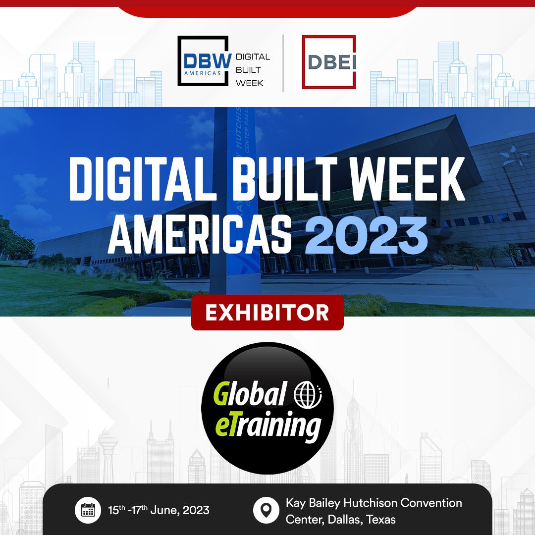 The #GeT Team is live at Digital Built Week in Dallas!

Make sure to stop by our booth today to learn more about our recent updates, promos and efficiency-boosting etraining tools!

#DBWa2023 #DBEI #DBEIDallas #DigitalBuilt
