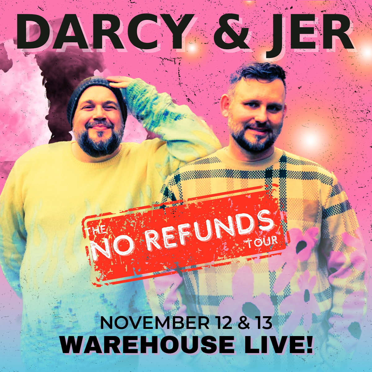 Say whaaa? Not one, but two days to choose from (or both)? 
ON SALE NOW! 
AEG Presents: 
11/12 | 11/13 - Darcy &amp; Jer at Warehouse Live 

@thedarcymichael
@jer2baer
<a href="/aegpresents/">AEG Presents</a>
<a href="/warehouselive/">warehouselivemidtown</a> 

#letsgetit #busydonkey #darcyandjer #LFG #onsalenow #houston #htx #hou #warehouselive