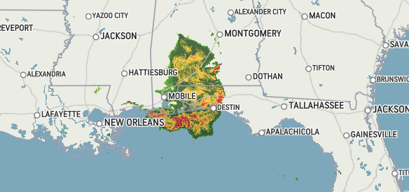 FMIT Alert LV 4: Areas of the Western Panhandle Received Over 12 Inches of Rain Overnight; Flash Flood Warning in Effect Through Late Morning. Additional Information at synergyfmit.com/fmit-alerts/