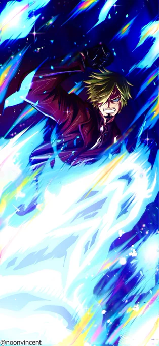 Sanji - Ifrit Jambe  #ONEPIECE
