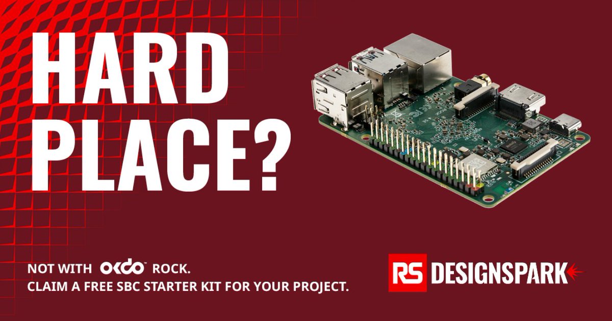WeAreRSGroup's tweet photo. Do you have a project or application that would be perfect for the @LetsOKdo Rock 4C+ start kit? 🤔
If you do then you might just be able to claim one free from @RSDesignSpark!
Are you interested? 🙌
Apply below. 👇
➡️ https://t.co/Jqoxpppk8X ⬅️
#ClaimARock #Engineering https://t.co/lC7B47MmiL