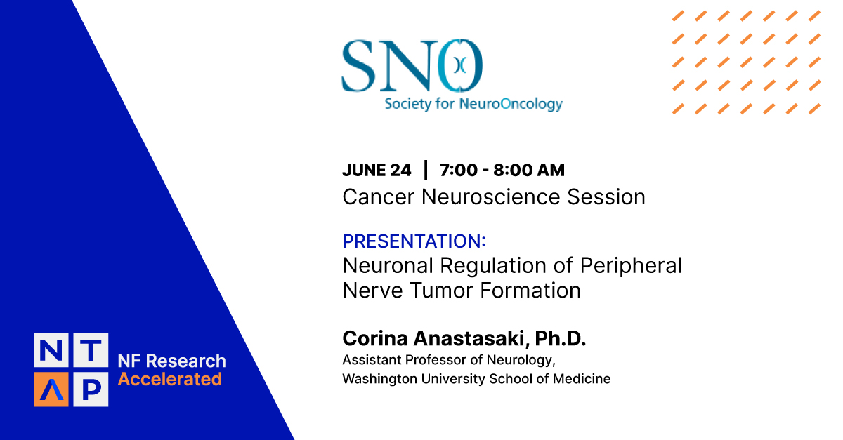 Excited to hear @Corina_Anast expand on her groundbreaking Nature Communications 2022 at the Cancer Neuroscience session chaired by @GutmannLab and @michelle_monje. Her NTAP supported work is opening new therapeutic pathways.  bit.ly/3OwIYJG
#CancerNeuroscience