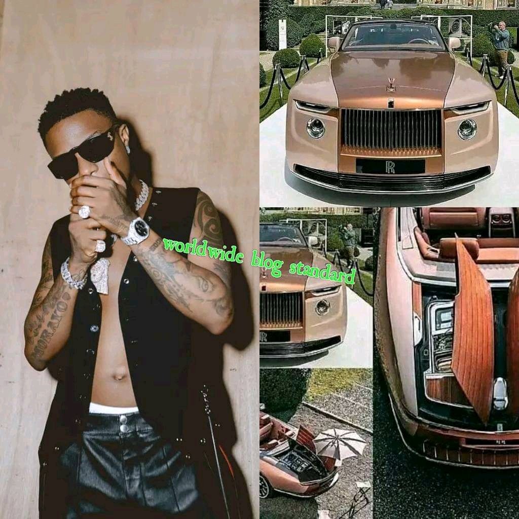 Really 😮‼️

Wizkid splash $28 million on a new Roll Royce  boat tail entering Africa as the most expressive car owned by an individual.