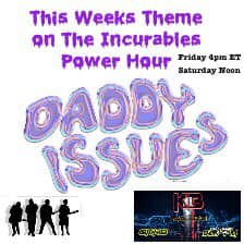 This weeks Theme on The Incurables Power Hour “Daddy Issues” we’re celebrating Fathers Day Incurable style so tune in @KBRadio_Canada this Friday at 4pm and catch the replay Saturday Noon.
kbradio.online #indieradio #indiemusic #garagerock #rocknroll #powerpop
