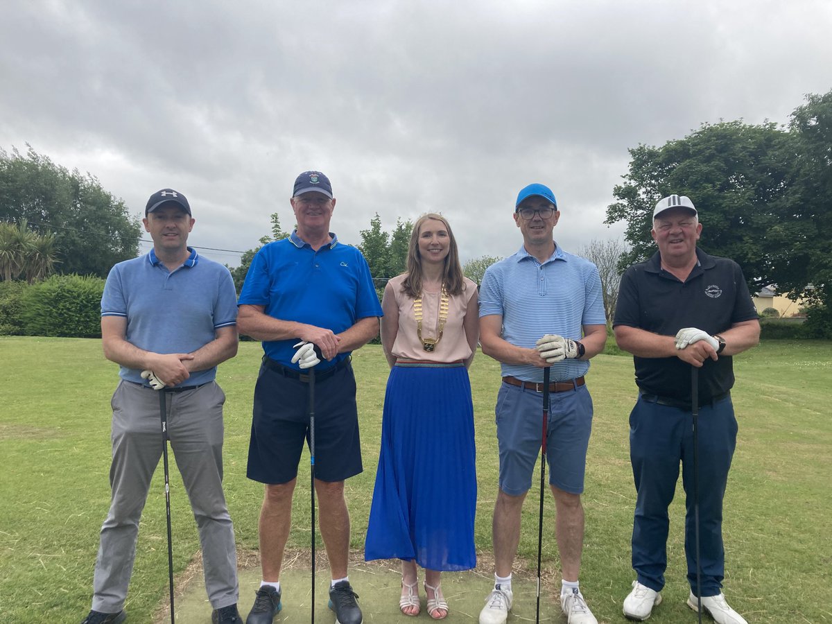Great day out ⁦<a href="/EnnisChamber/">Ennis Chamber</a>⁩  Golf Classic ⁦<a href="/EnnisGolfClub/">Ennis Golf Club</a>⁩ today.
@CleanIrelandReclycing ⁦<a href="/CashinClancy/">Cashin Clancy Solicitors</a>⁩