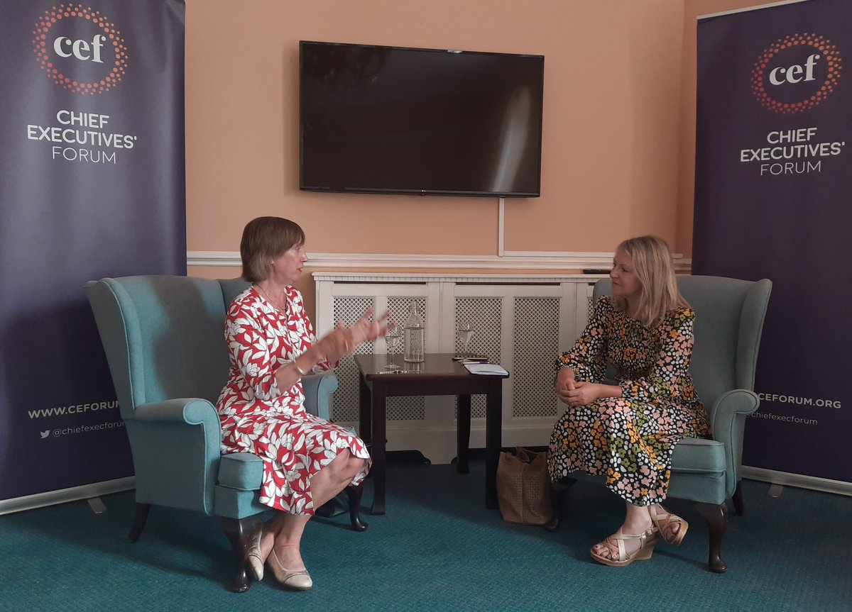 What a privilege today to hear <a href="/EvelynCollins99/">Evelyn Collins</a> review her 23 years as <a href="/EqualityCommNI/">Equality Commission</a> CEO. Our Exit Interview explored the personal qualities needed to survive &amp; thrive in this challenging but deeply rewarding role - a masterclass in public service leadership. Thank you Evelyn!