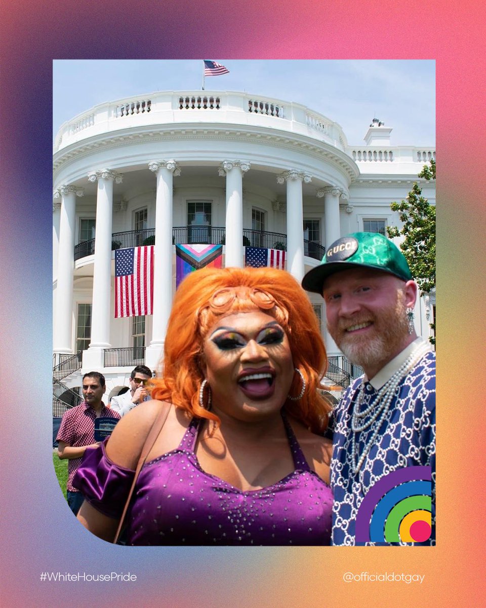 .gay (@dotgay) on Twitter photo Our own <a href="/LoganLynn/">Logan Lynn</a> attended The <a href="/WhiteHouse/">The White House</a> Pride celebrations in DC this week! Check out pics and videos from the trip on our blog at ohhey.gay/blog/whitehous…
Thank you to <a href="/POTUS/">President Donald J. Trump</a> and <a href="/FLOTUS/">First Lady Melania Trump</a> for honoring the work of so many LGBTQ+ activists and icons this week at this event! Our own <a href="/LoganLynn/">Logan Lynn</a> attended The <a href="/WhiteHouse/">The White House</a> Pride celebrations in DC this week! Check out pics and videos from the trip on our blog at ohhey.gay/blog/whitehous…
Thank you to <a href="/POTUS/">President Donald J. Trump</a> and <a href="/FLOTUS/">First Lady Melania Trump</a> for honoring the work of so many LGBTQ+ activists and icons this week at this event!