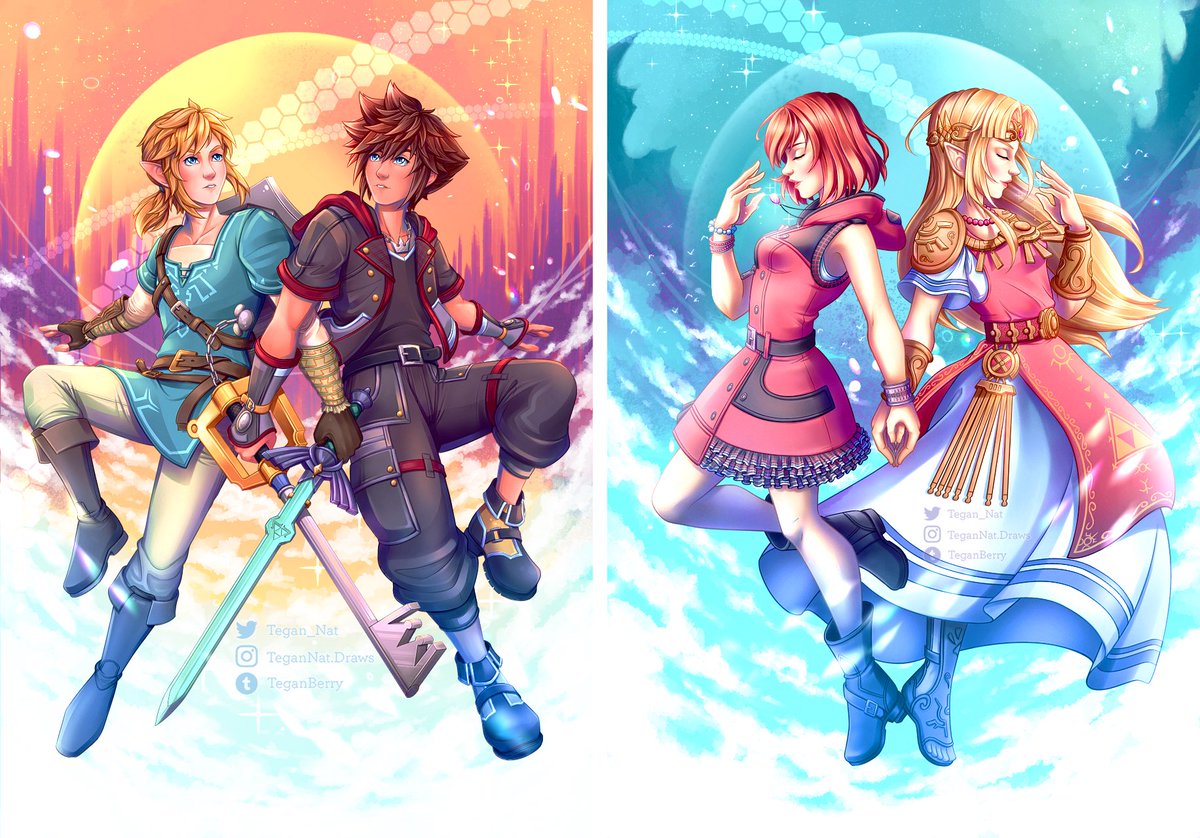 Has to be these ones! Anyone else dying for a Legend of Zelda X Kingdom Hearts crossover??