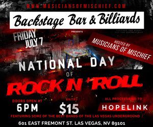 We are so excited! 

3 weeks away from @nationaldayofrocknroll ‼️

July 7th, 2023 @backstagebarlv 

-

#nationaldayofrocknroll #lasvegasmusic #lasvegasevents #lasvegasband #undergroundmusic #lasvegas #musicevent #rockconcert #musicfestival #rocknroll #rockbands #rockband