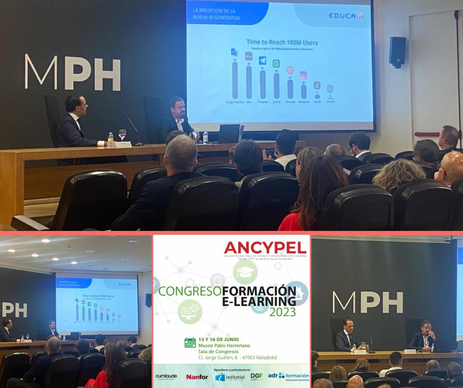 ℹ️ Nicolás Escudero Heiberg, de EducaIA, ha arrojado luz sobre cómo la Inteligencia Artificial está revolucionando la forma en que aprendemos 📚.
#InteligenciaArtificial #Formación #Educación #IA #FuturoDelAprendizaje #congresoformaciónelearning2023 #ancypel