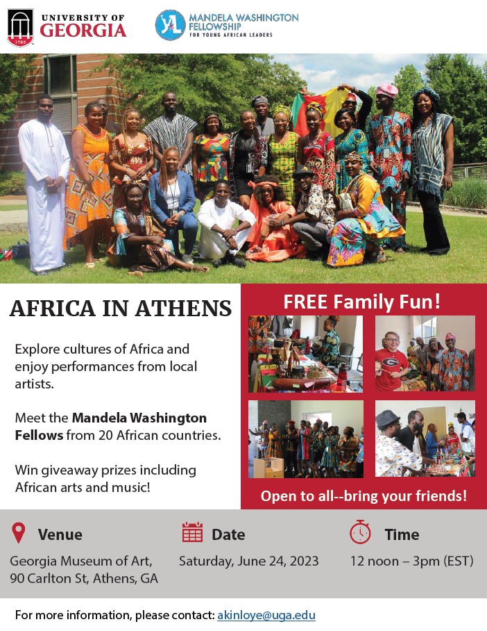 Mandela Washington Fellows at UGA tweet media