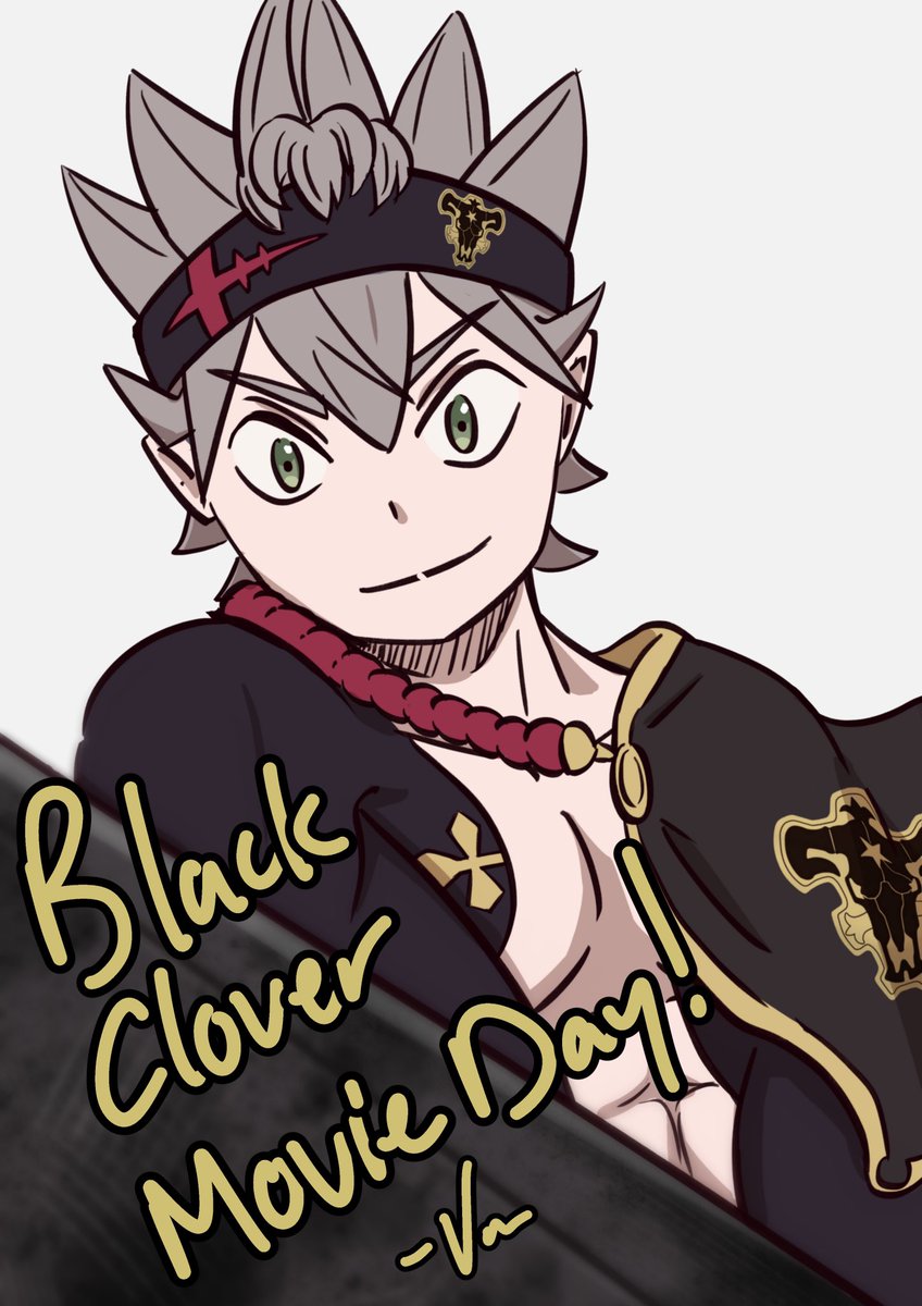vantaastic's tweet photo. Black Clover movie day! #BlackClover #BlackCloverSOTWK #asta #drawing https://t.co/mEk9PsbhxR