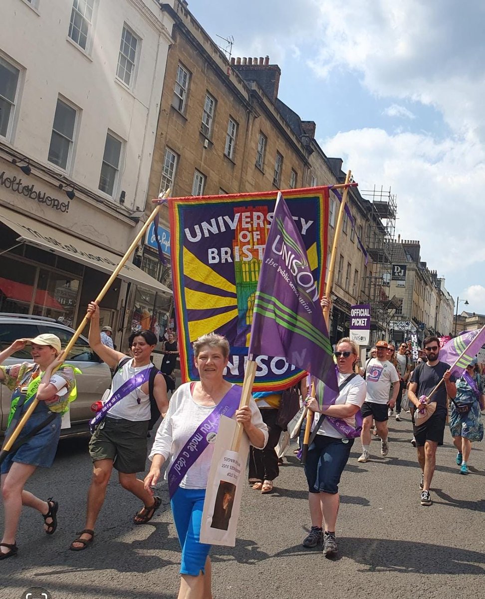 Fantastic rally with @unison_bristol @Bristol_UCU today finishing with a march down park street. This is just the beginning.